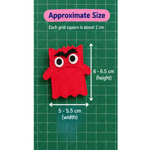 Handmade Felt Emotion Finger Puppets – Set of 7 Feelings Monsters