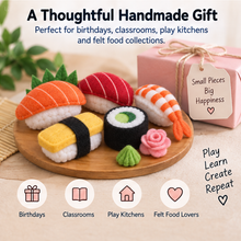 Felt Sushi Set Sewing Pattern Bundle PDF printable felt sushi sewing pattern product image
