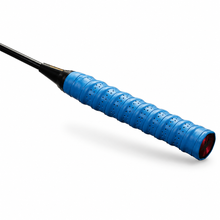 Red wave-pattern racquet grip tape for tennis and badminton
