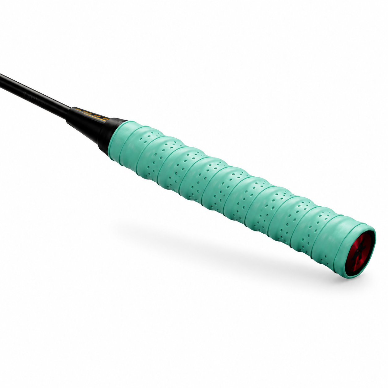 Black wave-pattern racquet grip tape for tennis and badminton