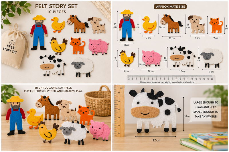 Old MacDonald Felt Story Set – product image 2