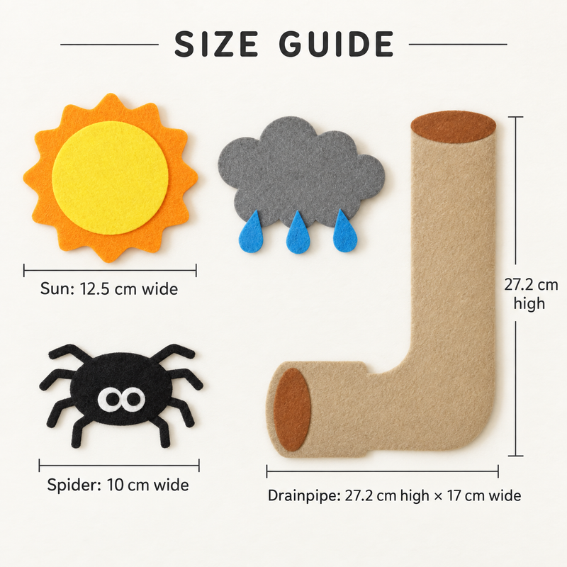 Incy Wincy Spider Felt Story Set – product image 2