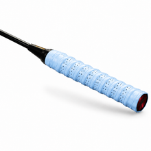 Orange wave-pattern racquet grip tape for tennis and badminton
