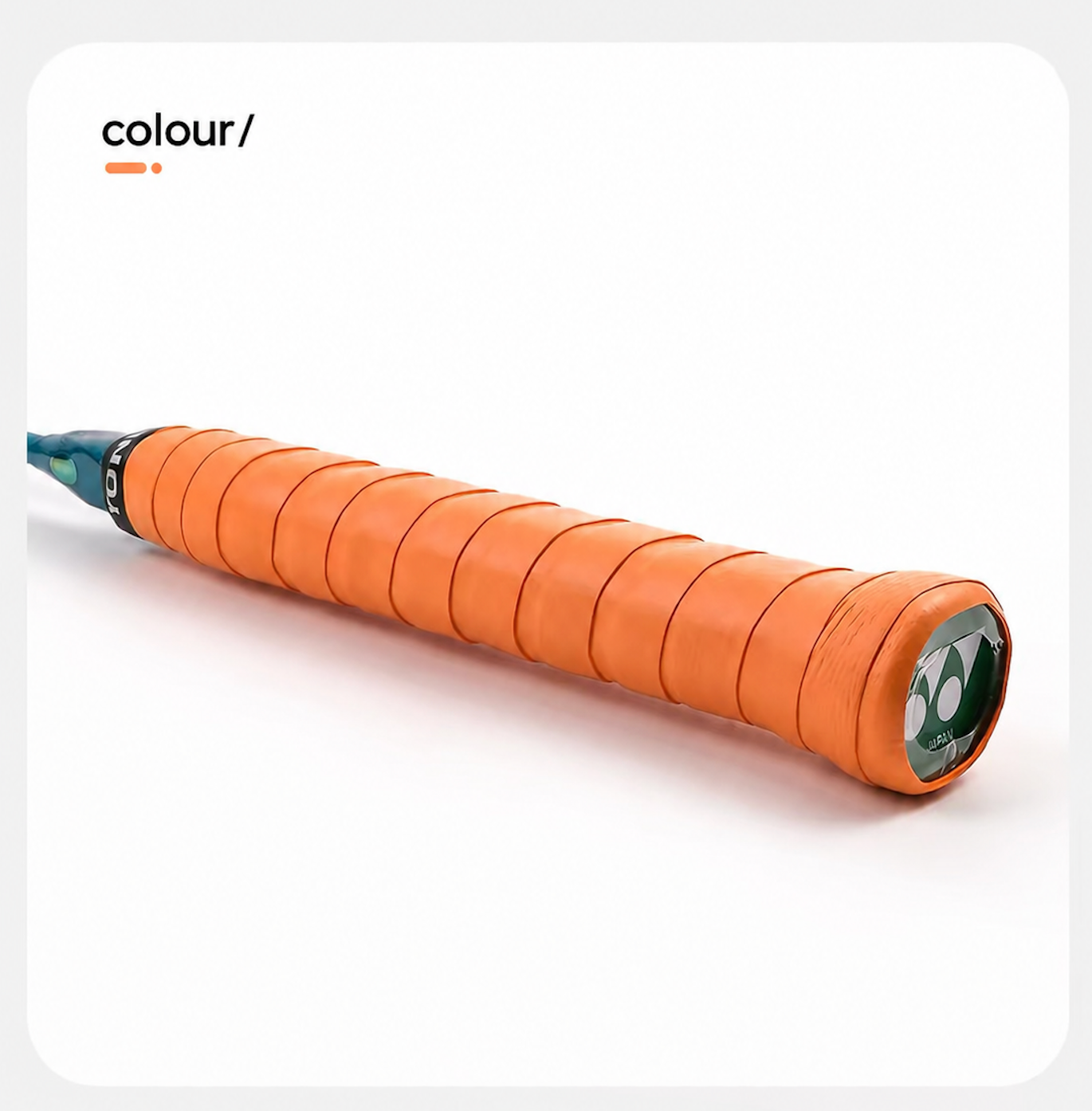 Yellow Yonex AC108EX Super Grap overgrip for badminton racquets