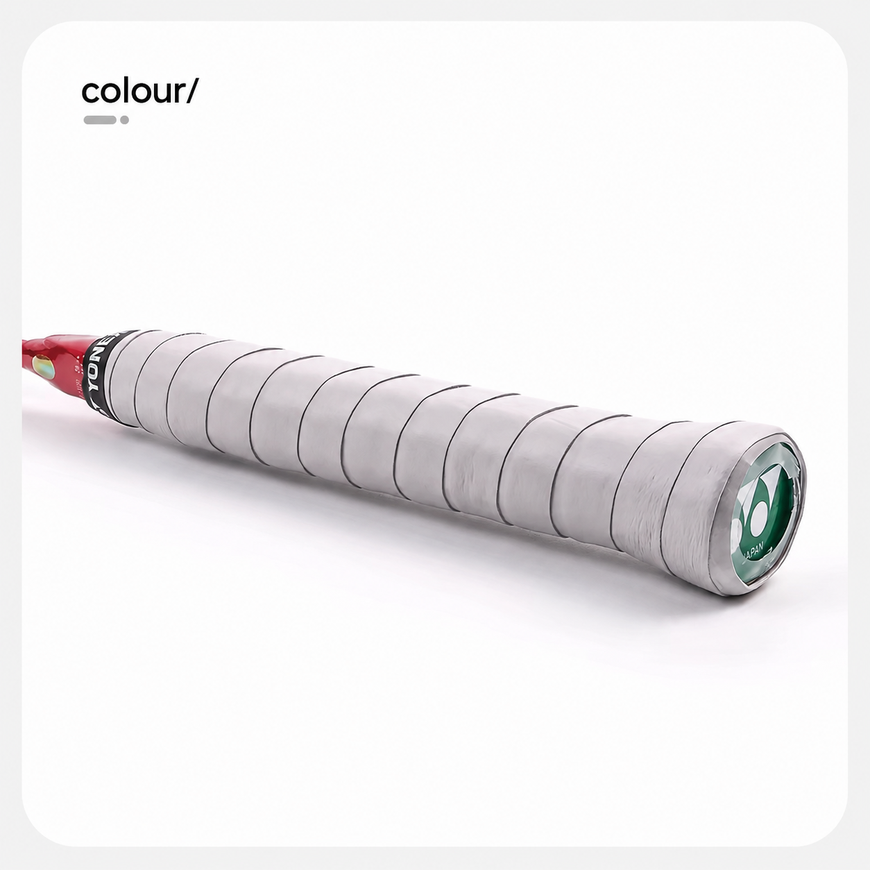 White Yonex AC108EX Super Grap overgrip for badminton racquets