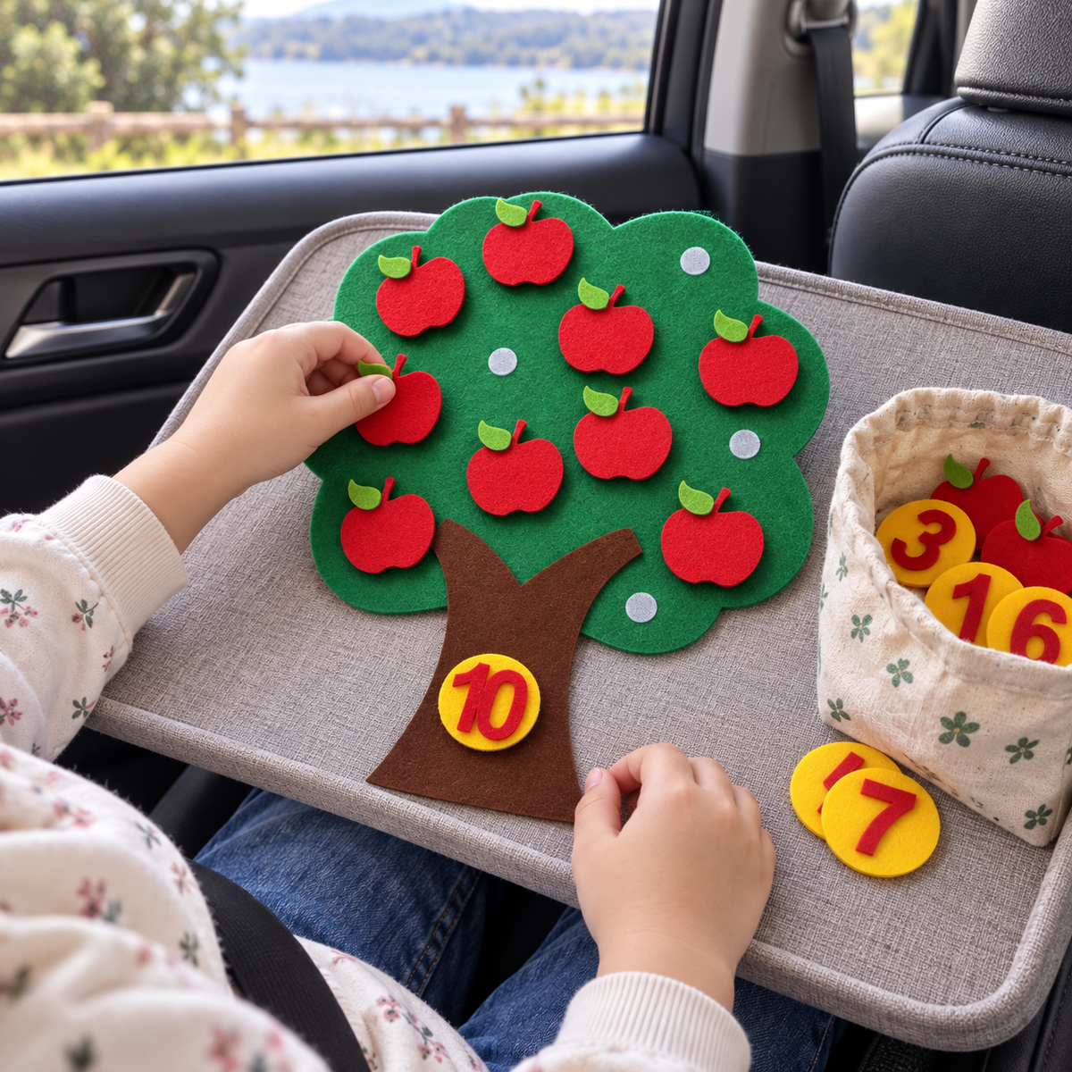 Felt Apple Tree Counting Set 1–10 – product image 3