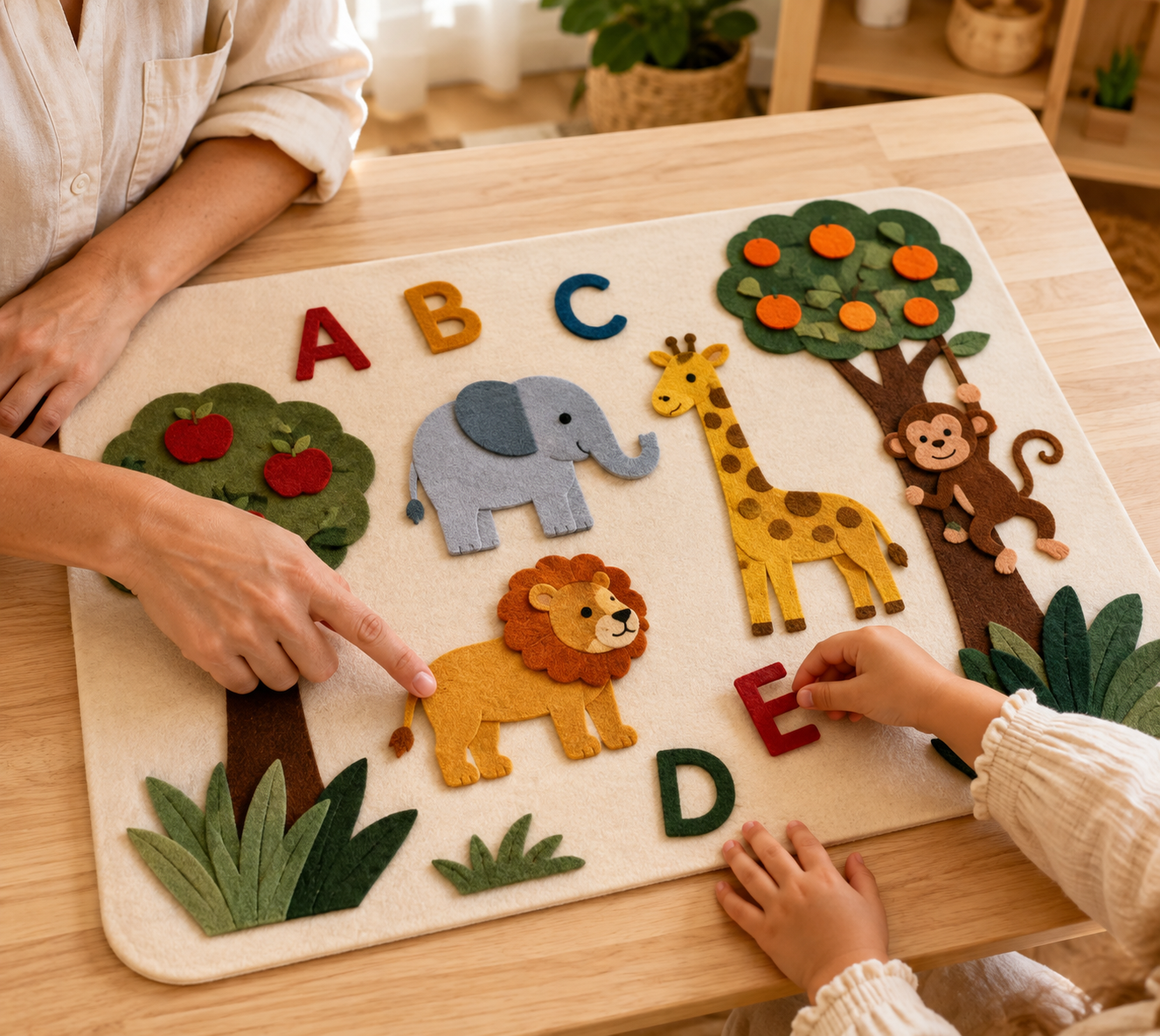 Felt stories made joyful