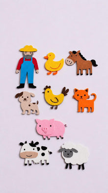 Old MacDonald Felt Board Story Set, Farm Animal Nursery Rhyme Activity product image 5