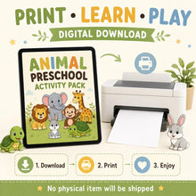 Animal Preschool Worksheets Printable, Counting Tracing Matching & Early Maths Activities, Ages 3-5 product image 4