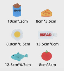 Cat Big Lunch Felt Board Story Set, Food Sequencing Activity, Preschool Toy product image 7
