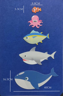 Ocean Animal Felt Story Set, Slippery Fish Song Activity, Preschool Circle Time Toy product image 9