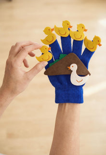 Duck Felt Story Set, Five Little Ducks Rhyme, Preschool Counting Activity product image