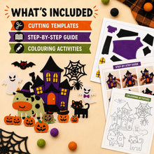 Halloween Felt Board Pattern, Haunted House Printable, Preschool Storytime Craft product image 4