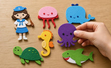 A Sailor Went to Sea Felt Board Story Set, Ocean Rhyme Preschool Activity product image 3