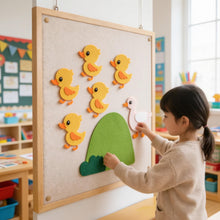 Five Little Ducks Felt Story Set, Preschool Counting Song and Circle Time Activity product image 2
