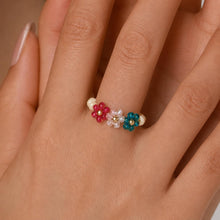 Miyuki Beaded Ring 925 Silver Freshwater Pearl | Handmade Dainty Stacking Ring product image 6