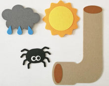 Incy Bitsy Spider Felt Board Pattern, Nursery Rhyme Printable, Preschool Activity product image 3