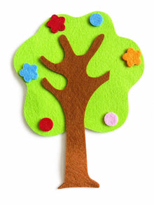 Five Little Apples Felt Board Story Set, Preschool Counting Rhyme Activity product image 7