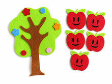 Five Little Apples Felt Board Story Set, Preschool Counting Rhyme Activity product image 6