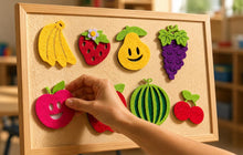 Felt Fruit Set, Preschool Food Learning Toy, Pretend Market Play Pieces product image 5