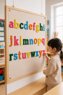 Felt Alphabet Letters Set, Lowercase ABC Learning Activity, Preschool Literacy Toy product image 4