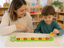 Counting Caterpillar Felt Set 1 to 10, Number Sequencing Activity, Preschool Maths Toy product image 5