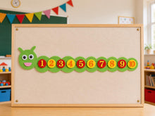 Counting Caterpillar Felt Set 1 to 10, Number Sequencing Activity, Preschool Maths Toy product image 2