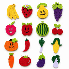 Felt Fruit and Vegetable Set, Food Sorting Activity, Preschool Pretend Play Toy product image 6