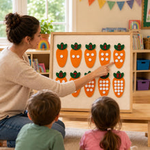 Carrot Counting Felt Set 1 to 10, Number Matching Activity, Preschool Maths Toy product image 5