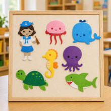A Sailor Went to Sea Felt Board Story Set, Ocean Rhyme Preschool Activity product image 2