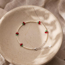 Miyuki Beaded Cherry Bracelet, Dainty Silver Fruit Jewellery, Bracelet for women, Gift for Her product image 8