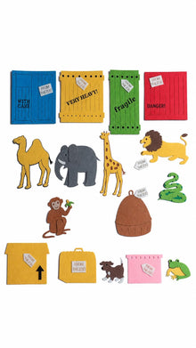 Zoo Animal Felt Board Story Set, Preschool Storytelling and Learning Pieces product image 2