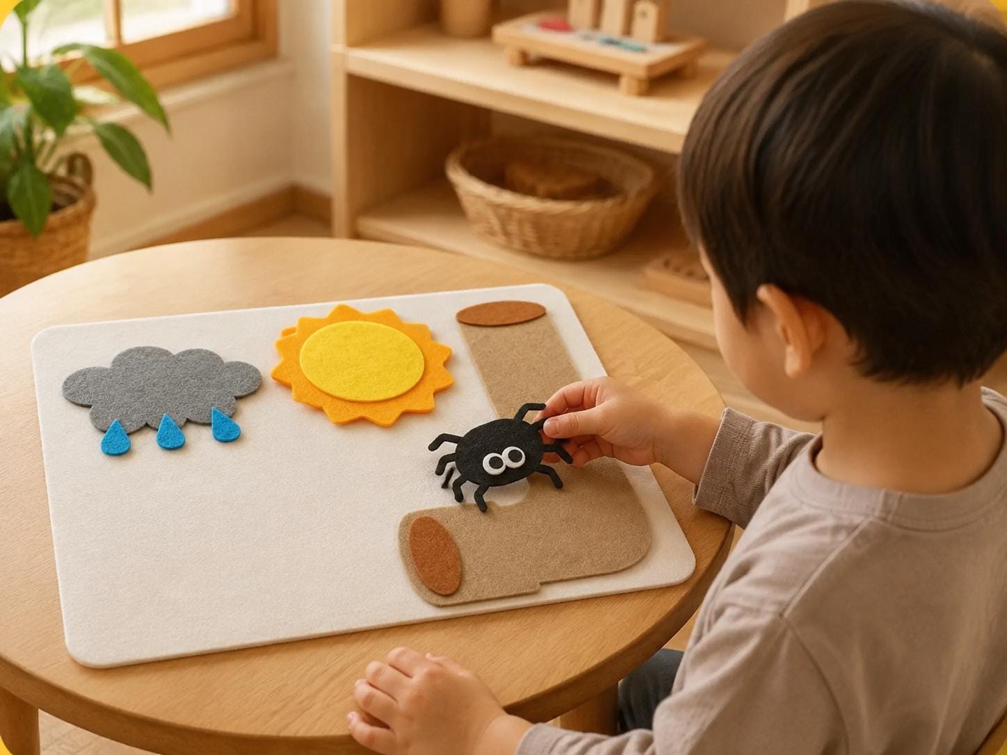 Incy Wincy Spider Felt Board Story Set, Weather Nursery Rhyme Activity product image 5