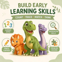 Dinosaur Preschool Activity Pack Printable, Counting Tracing Matching product image 4