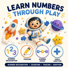 Space Number Worksheets Preschool Printable, Counting Tracing Addition Activities product image 4