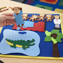 Five Little Monkeys Felt Story Set, Preschool Counting Rhyme Activity product image 4
