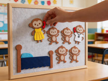 Five Little Monkeys Felt Board Pattern, Printable Counting Story, Preschool Activity product image 7