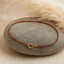 Natural Orange Garnet Necklace, Dainty Spessartite Gemstone Beads, Gold Toggle Clasp, Minimalist Crystal Jewellery product image 2