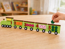 Felt Counting Train 1 to 5, Number and Shape Matching Activity, Preschool Maths Toy product image 7