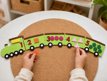 Felt Counting Train 1 to 5, Number and Shape Matching Activity, Preschool Maths Toy product image 3
