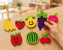Felt Fruit Set, Preschool Food Learning Toy, Pretend Market Play Pieces product image 4