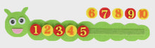 Counting Caterpillar Felt Set 1 to 10, Number Sequencing Activity, Preschool Maths Toy product image 4