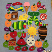 Caterpillar Life Cycle Felt Story Set, Food Sequencing Activity, Preschool Toy product image 5