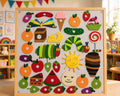 Caterpillar Life Cycle Felt Story Set, Food Sequencing Activity, Preschool Toy