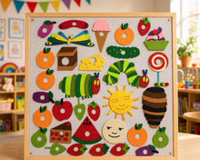 Caterpillar Life Cycle Felt Story Set, Food Sequencing Activity, Preschool Toy product image