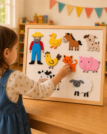 Old MacDonald Felt Board Story Set, Farm Animal Nursery Rhyme Activity product image 4
