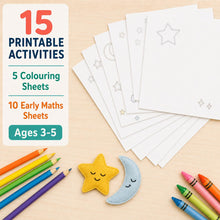 Twinkle Twinkle Little Star Felt Board Pattern PDF, Nursery Rhyme Printable, Preschool Circle Time Activity Bundle product image 3