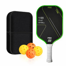 T700 Carbon Fiber Pickleball Paddle 16mm Green Edge White Grip