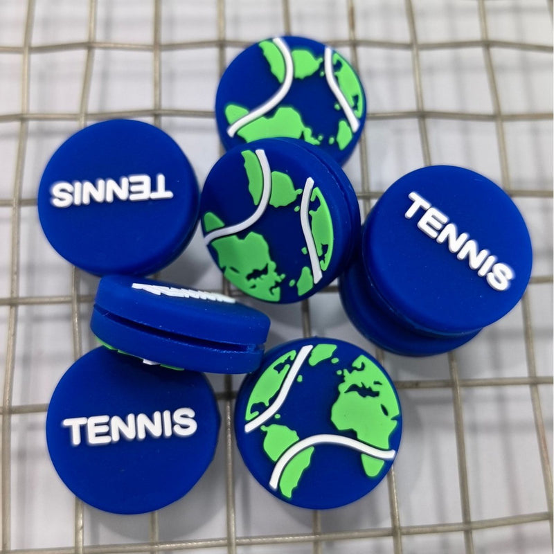 Tennis Racket Vibration Dampener – Blue & Green