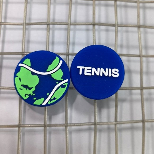Tennis Racket Vibration Dampener – Blue & Green